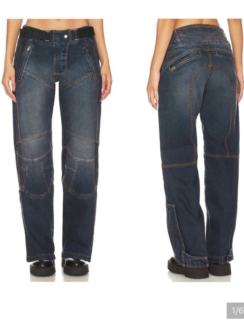EB Denim Bella Moto Jean